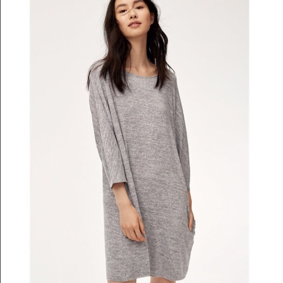 ARITZIA Wilfred Free Cober Dress heather grey - Picture 1 of 5